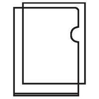 Esselte (A4) Copy-safe Folder Plastic Cut Flush Green (1 x Pack of 100)