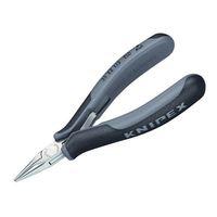 esd electronics half round jaw pliers 115mm