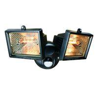 ES120/2W Twin Halogen Floodlight With PIR White 150 Watt