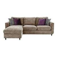 esprit fabric corner chaise with storage