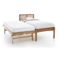 esther hevea guest bed with trundle honey oak