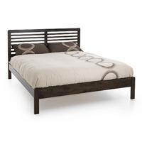 Esther Hevea Bed Frame Small Double Walnut