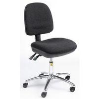 ESD ERGONOMIC CHAIR IN BLUE FABRIC