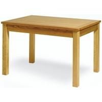 Essentials Oak Extending Dining Table with Drawer