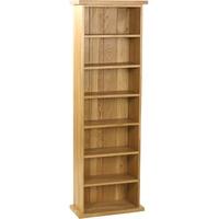 Essentials Oak CD Tower - Double