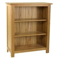 essentials oak bookcase small