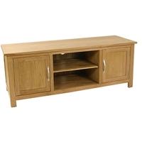 Essentials Oak TV Unit - Plasma