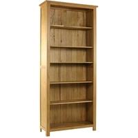 essentials oak bookcase tall