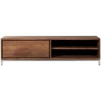 Essential Teak 1 Drawer TV Cupboard