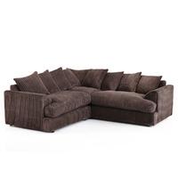 Essentials Jasper Corner Sofa Chocolate