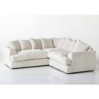 essentials jasper corner sofa cream