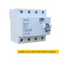 ESR RCCB RCD 4 Pole Module Domestic Consumer Unit Circuit Breaker