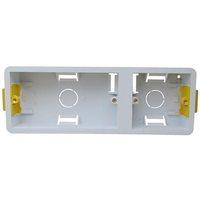 esr 2 gang 1 gang 35mm dry lining plasterboard wall mounting back box