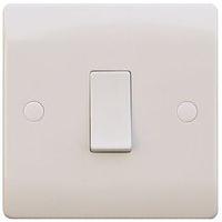 ESR Sline 10A White 1G 1 Way 230V Electric Wall Plate Switch