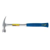 Estwing E3/20SM 20oz Straight Claw Milled Faced Framing Hammer with Blue Vinyl Grip