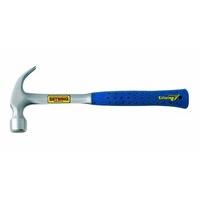 Estwing E3/22CM 22oz Curved Claw Milled Faced Framing Hammer with Blue Vinyl Grip