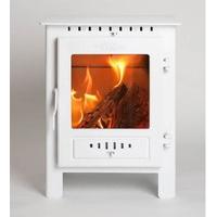 Esse One Ash White Wood Burning - Multi Fuel Defra Approved Stove