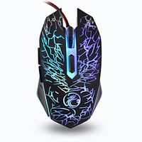 ESTONE X5 Wired Backlight Optical USB2.0 Mouse Adjustable 800-2400 DPI Colorful LED Backlit Gaming Mouse for PC Computer Laptop