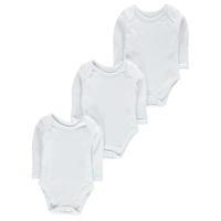 Essentials Core Bodysuits Pack of 3 Unisex Babies