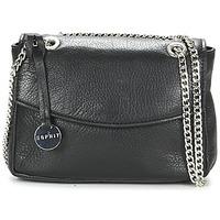 esprit objette womens shoulder bag in black