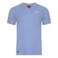 Essential V-neck T-shirt in Placid Blue - Tokyo Laundry