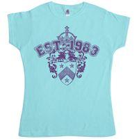 Est 1983 Womens T Shirt