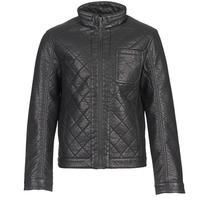 esprit amiroro mens leather jacket in black