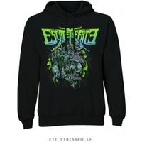 Escape The Fate Stressed Pullover Hoodie Black: Small