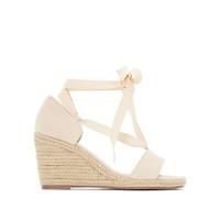 Espadrille Style Rope Wedge Heel Sandals