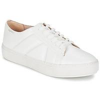 esprit nicoel lace up womens shoes trainers in white