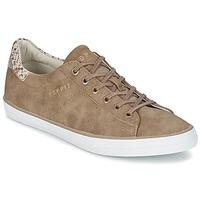 esprit miana lace up womens shoes trainers in brown