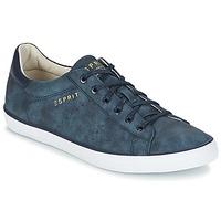 esprit miana lace up womens shoes trainers in blue