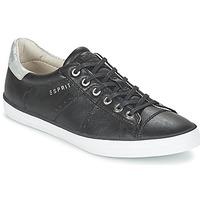 esprit miana lace up womens shoes trainers in black