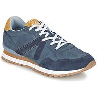 esprit astro lace up womens shoes trainers in blue