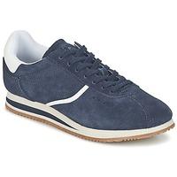 esprit amu lace up womens shoes trainers in blue