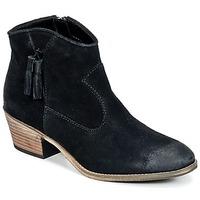 esprit bake tossel womens mid boots in black