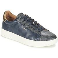 esprit lizette lace up womens shoes trainers in blue