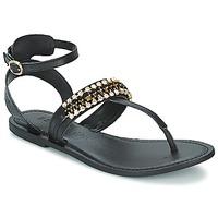 esprit sun sandal womens flip flops sandals shoes in black