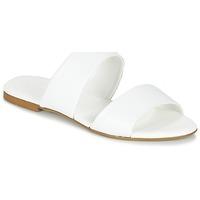 esprit basime 2 strap womens sandals in white