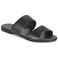 esprit basime 2 strap womens sandals in black