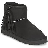 esprit uma fringes womens mid boots in black