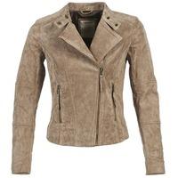 Esprit AFRISIO women\'s Leather jacket in BEIGE