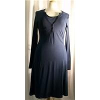 esprit maternity dress blue bnwt medium knee length approx uk 12