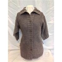 espirit brown short sleeve sweater size m espirit size m brown sweater