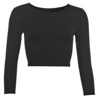 Essentials Three Quarter Crop Top