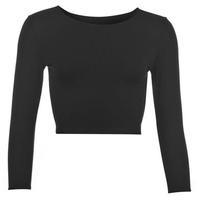 Essentials Three Quarter Crop Top