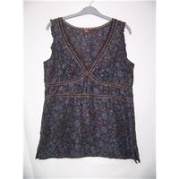 esprit size l brown sleeveless top