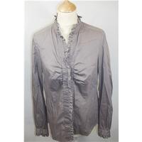 esprit size 16 beige long sleeved shirt