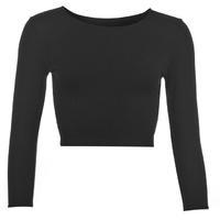 Essentials Three Quarter Crop Top