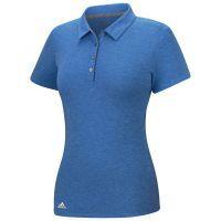 Essential Heather Short Sleeve Polo - Bold Blue Heather